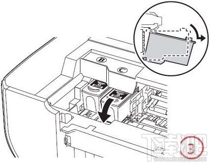 佳能mp198打印机在哪更换墨盒?