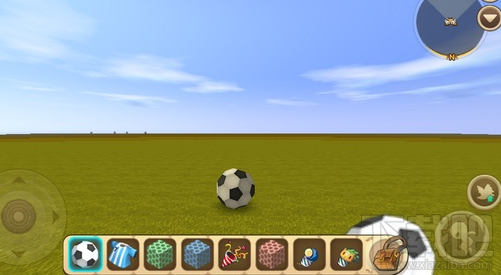 迷你世界安卓版怎么踢足球?