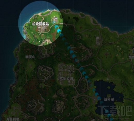 堡垒之夜新手跳伞在哪里好 堡垒之夜跳伞位置推荐