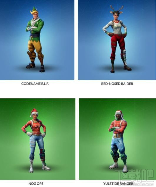 堡垒之夜圣诞皮肤有哪些 堡垒之夜圣诞皮肤图鉴一览