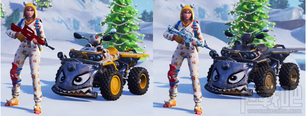 堡垒之夜新的道具皮肤:圣诞糖果配色一览