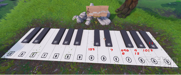 堡垒之夜钢琴乐谱在哪?在欢乐公园和孤独小屋附近的钢琴上演奏乐谱任务攻略