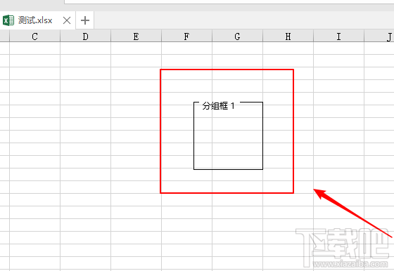 excel2019表格怎么插入分组框控件?