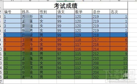 excel2019表格怎么按颜色筛选数据?