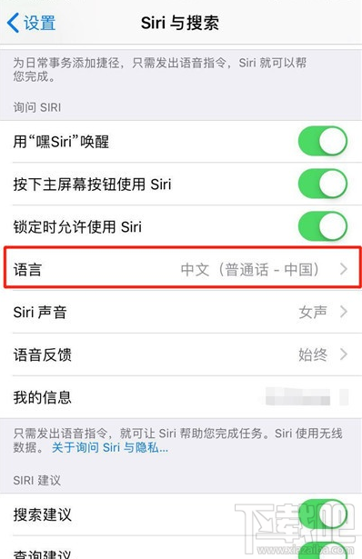 iphone11怎么设置Siri语言?