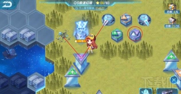 QQ飞车手游qs极速幻境第三章怎么过?QS极速幻影第三章走法路线图推荐