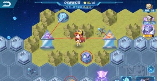 QQ飞车手游qs极速幻境第三章怎么过?QS极速幻影第三章走法路线图推荐