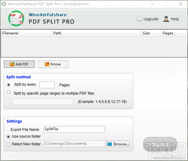 PDF Split Pro分割PDF文件的方法