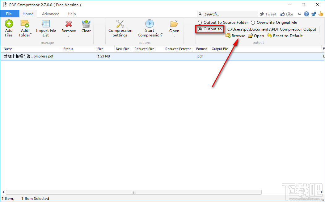 PDF Compressor压缩PDF文件的方法步骤