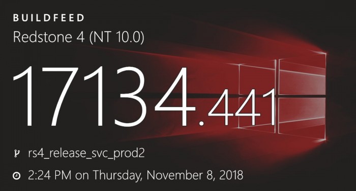 Win10四月更新升至17134.441 修复大量的BUG