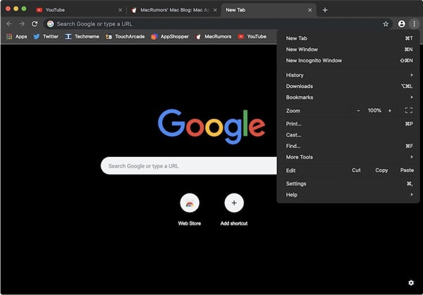 谷歌Chrome新增黑暗模式：预计2019年初上线
